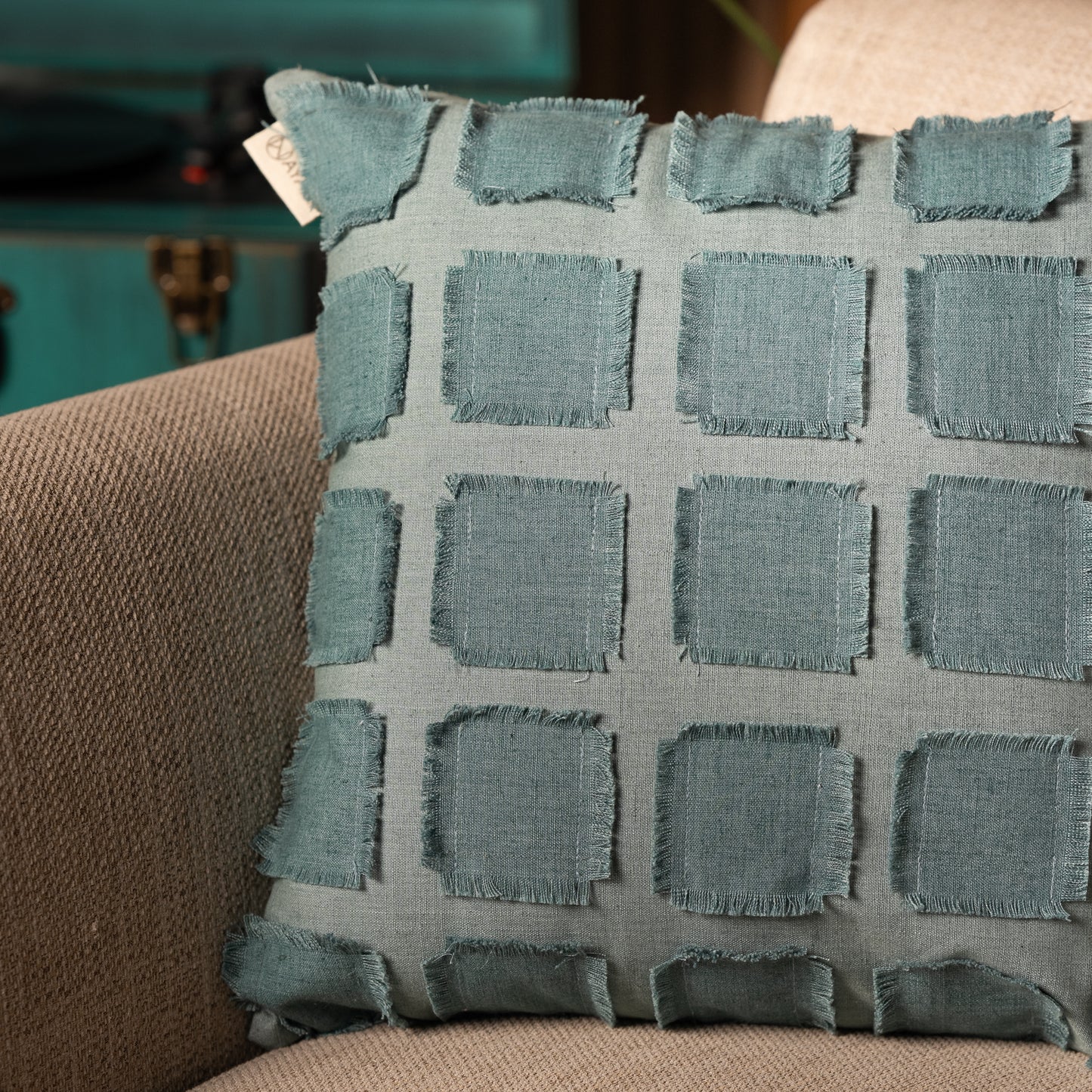 Color Block Comfort Cushion Cover